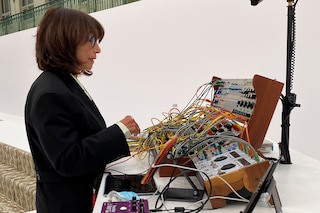 Suzanne Ciani Acne Studios AW22 presentation 