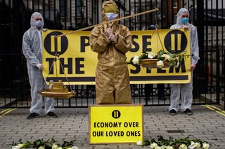 Pause the System coronavirus protest 5