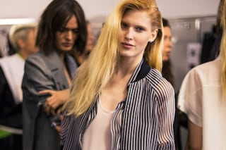 Backstage at Anthony Vaccarello SS15 Paris