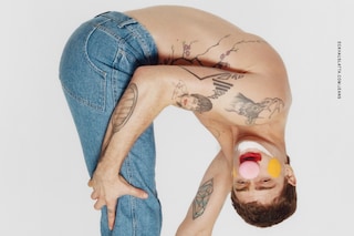 eckhaus latta denim ss18 campaign hanna moon clown 