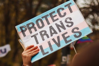 Edinburgh trans protest