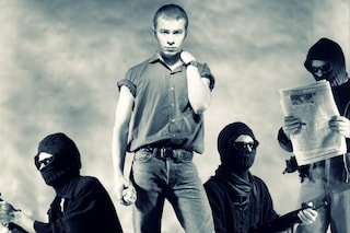 Jim Thirlwee, MJ, Andy Dog, Stevo by Pete Ashworth