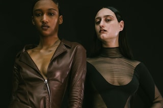 Backstage at the AW20 Mugler fashion show 16