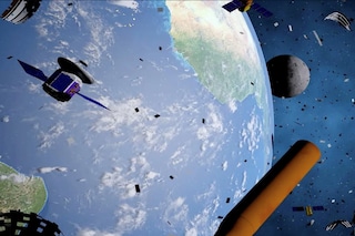 Space junk illustration