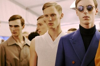 Louis Vuitton SS15 Mens collections, Dazed backstage