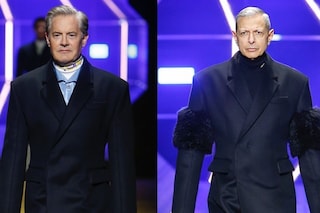 Jeff Goldblum and Kyle MacLachlan Prada AW22