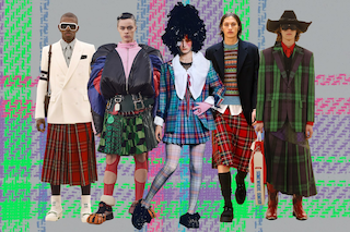 Why the kilt is taking over fashion 