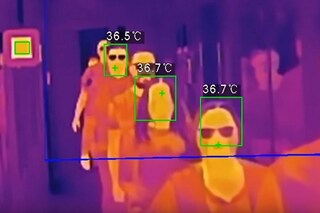 Coronavirus smart glasses