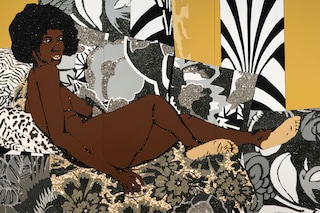 Mickalene Thomas, A Little Taste Outside of Love, 