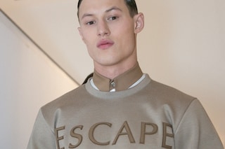 Backstage at Calvin Klein Collection AW14