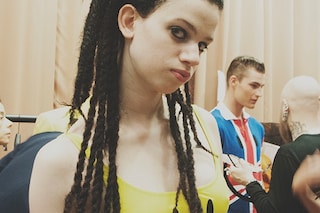 Moschino SS15 Mens collections, Dazed backstage