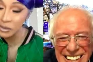 Cardi B interviews Bernie Sanders on Instagram Live