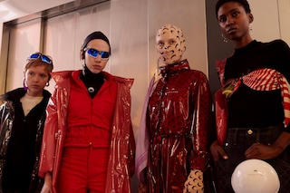Marine Serre AW18 Paris fashion week backstage