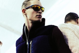Backstage at Louis Vuitton AW14