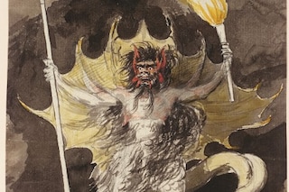 Anonymous, A Devil with Torch and Spear