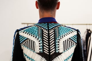 Balmain SS15 Mens collections, Dazed backstage