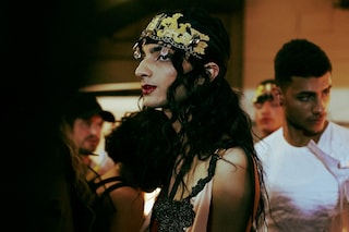 Backstage at Ed Marler SS15 Fashion East Lea Colombo