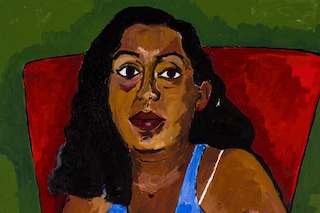 Henry Taylor, “Portrait of my cousin GF: Dana Gallegos” 2020