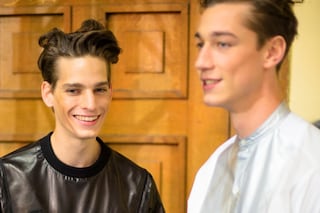Backstage at 3.1 Phillip Lim AW14