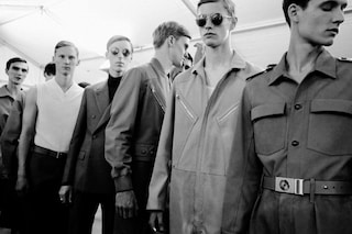 Louis Vuitton SS15 Mens collections, Dazed backstage