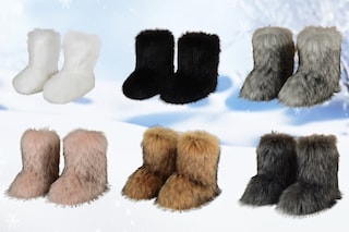 Temu fur boots