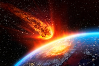 meteor hitting earth