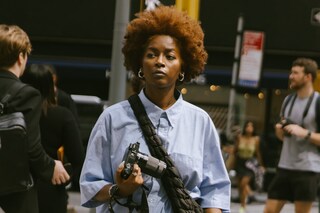 New York Fashion Week SS24 shows street style Cris Fragkou
