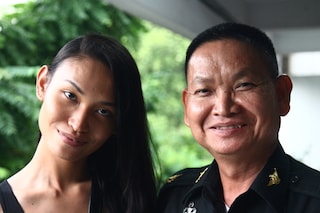 Lolita with her Dad