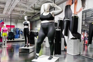 Nike Town women's space plus-size mannequin diversity 