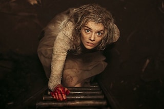 Ready Or Not movie final girl wedding dress