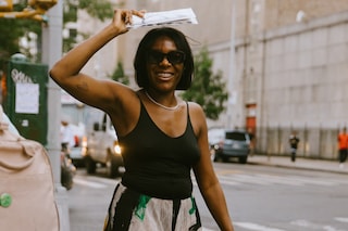 New York Fashion Week SS24 shows street style Cris Fragkou
