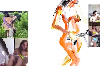Videochat: send nudes. Olya Avstreyh and Jenya Milyukos 