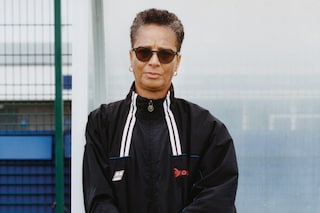 Martine Rose x Nike female footballer Shox MR4 campaign