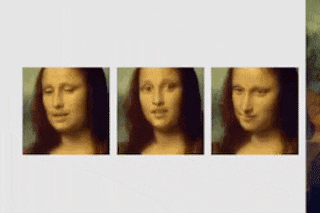 Mona Lisa deepfake images