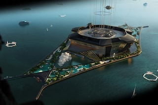 Ascensio space elevator concept art