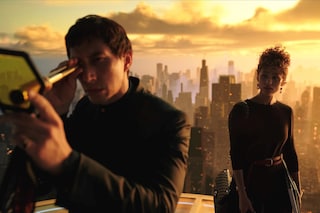 Adam Driver and Nathalie Emmanuel in Megalopolis (2024)