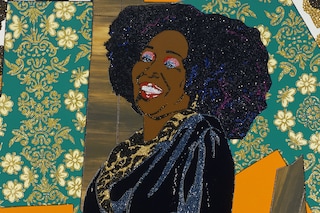 Mickalene Thomas, Mama Bush_ (Your Love Keeps Lift