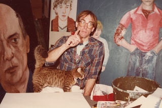 Larry Stanton in his studio