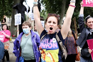 Texas abortion ban protest in London 16