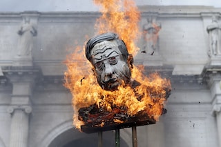 Activists Demonstrate Israeli Prime Minister Netanyahu