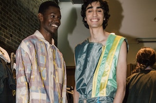 Bethany Williams SS20 collection with sneakers by adidas