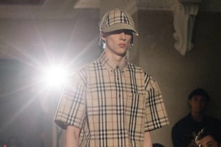 gosh rubchinskiy burberry check christopher bailey russia