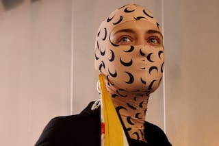 Marine Serre AW18 Paris fashion week backstage