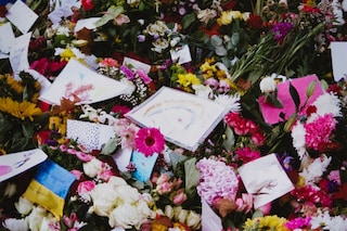 Rene Matić, “Flowers for Queen Elizabeth”