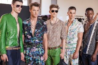 Roberto Cavalli SS15 Mens collections, Dazed backstage