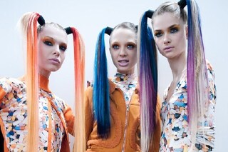 Backstage at Jeremy Scott AW11