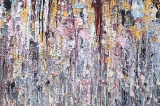 Larry Poons, Yellow Cat On Hand (1976)