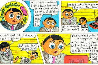 Frank Sidebottom Strip in Oink!