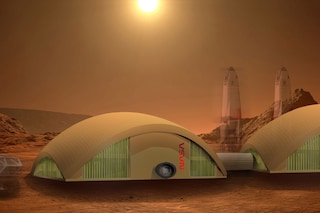 Mycelium architecture concept on Mars