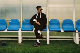 Martine Rose x Nike Shox campaign feat. female footballers